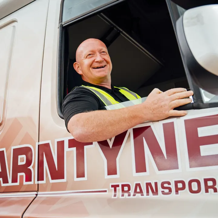 Carntyne Transport - Lorry Driver Smiling