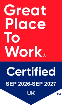Great Place to Work Certified, September 2026 to September 2027, UK