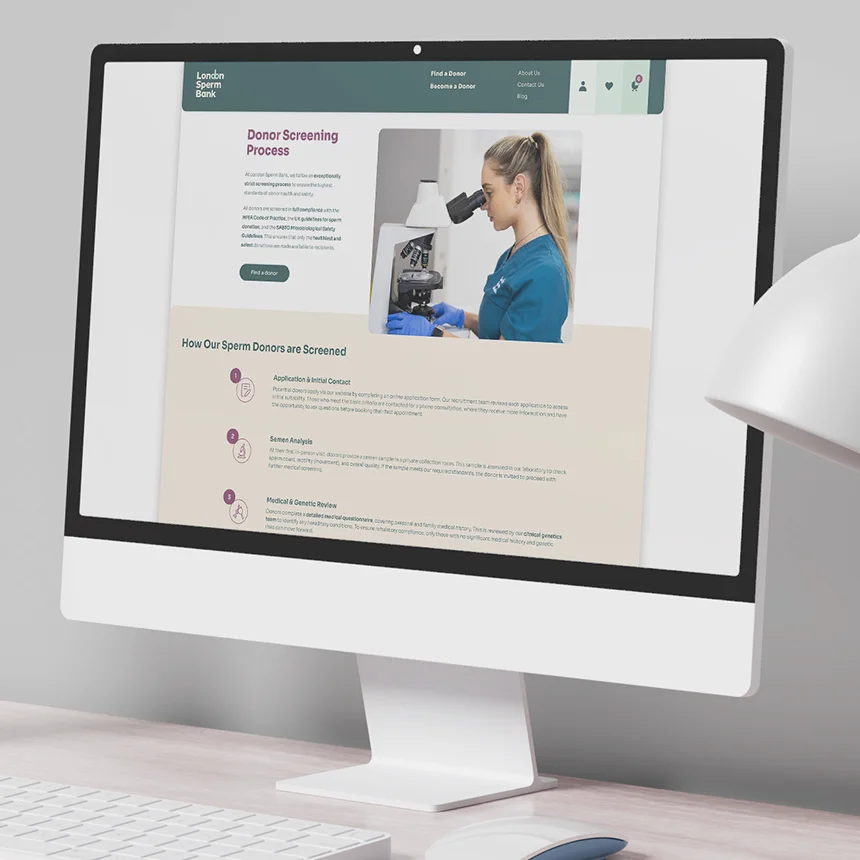 London Sperm Bank case study image block