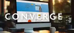 Converge Challenge - The official Converge Challenge website shown on a computer screen