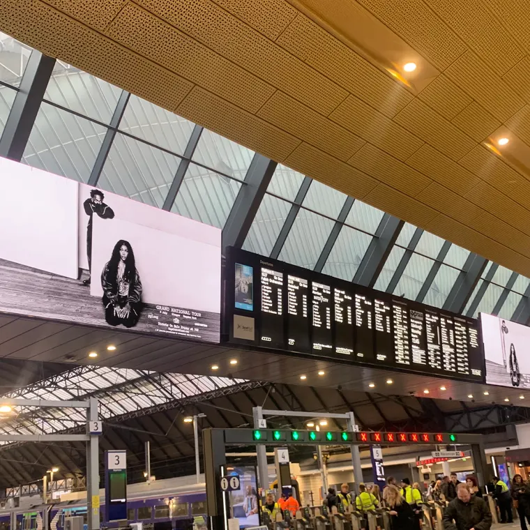 Kendrick Lamar and SZA Grand National Tour Promotion in Glasgow Queen Street