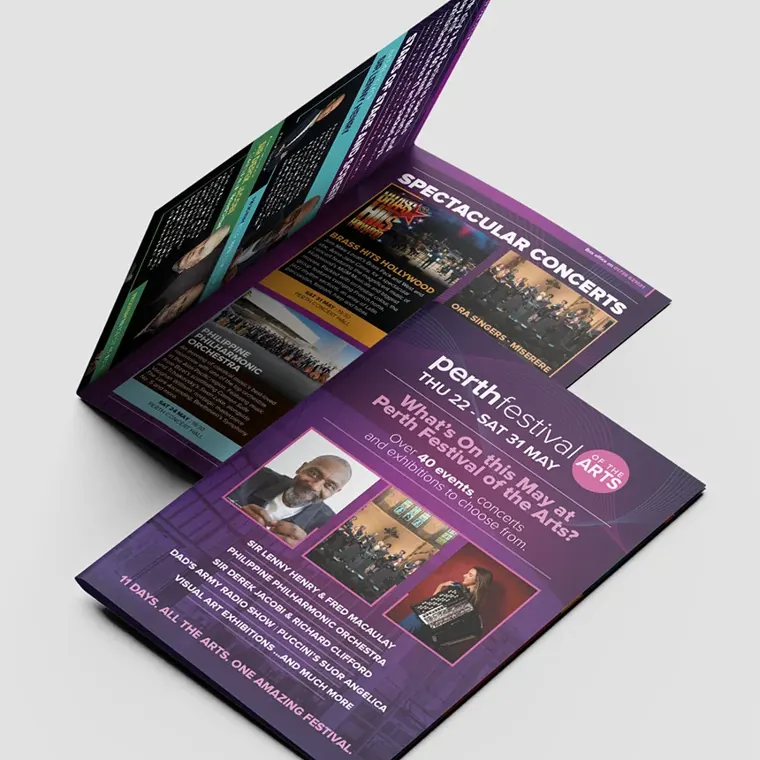 A Perth Festival of the Arts brochure: 'What's On this May at Perth Festival of the Arts?'